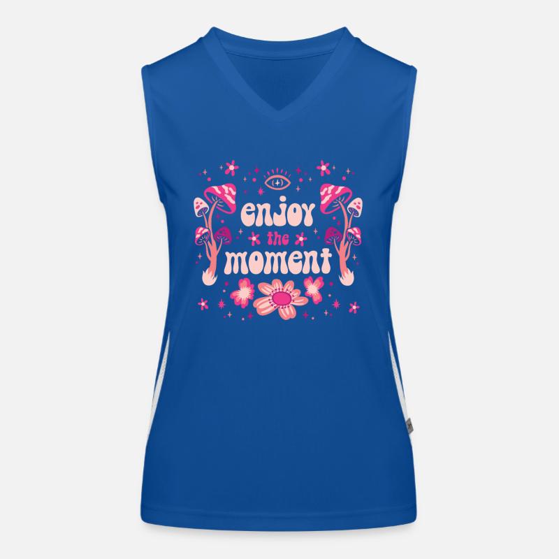 Magic Mushroom Psychedelic Art Funktionelles Kontrast-Tank Top für Frauen