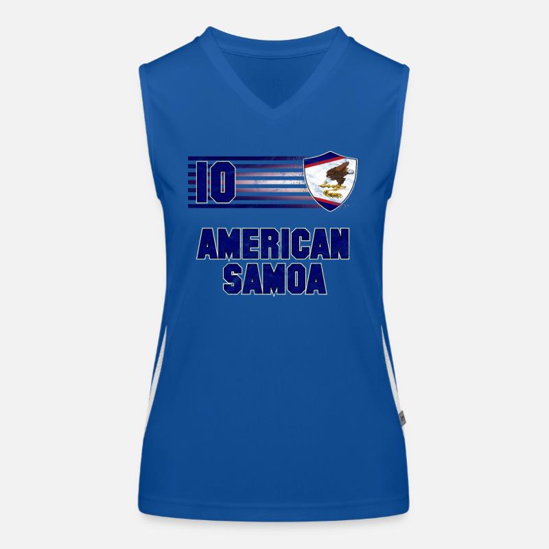 American Samoa Women's Functional Contrast Tank Top