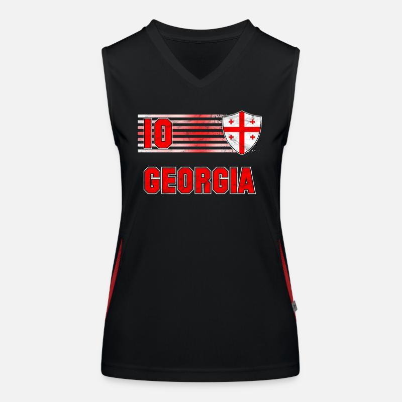Georgien Funktionelles Kontrast-Tank Top für Frauen