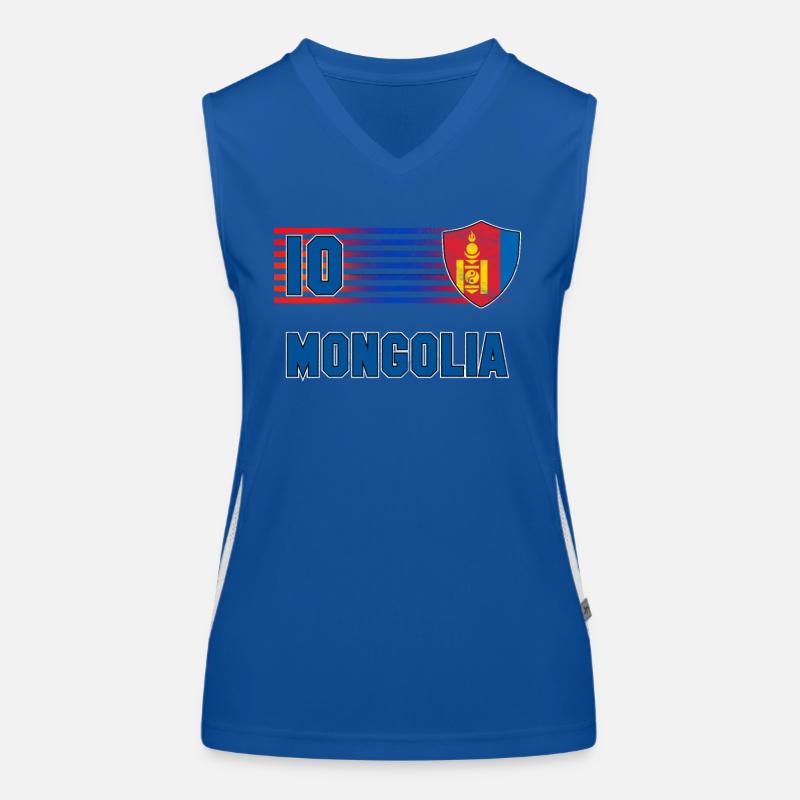 Mongolia Women's Functional Contrast Tank Top