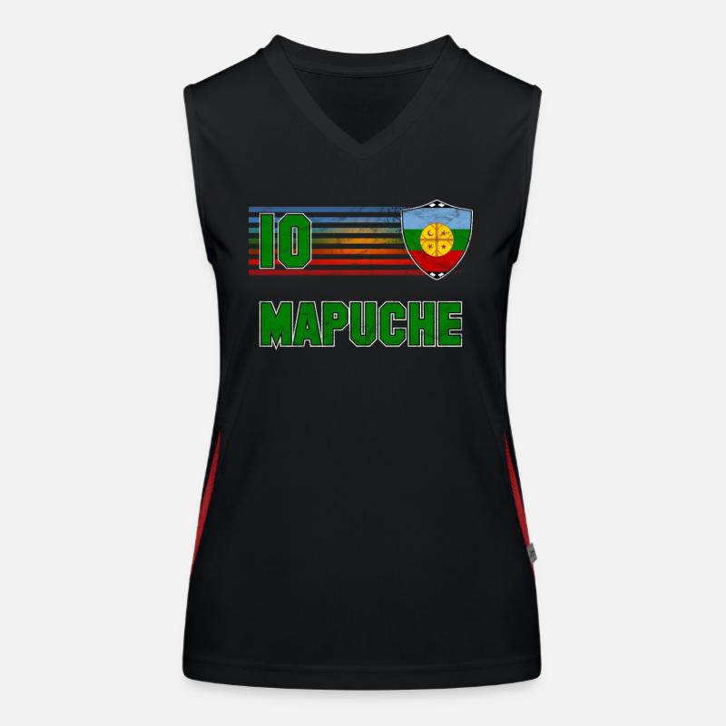 Mapuche Débardeur respirant contrasté Femme