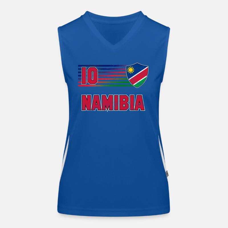 Namibia Funktionelles Kontrast-Tank Top für Frauen