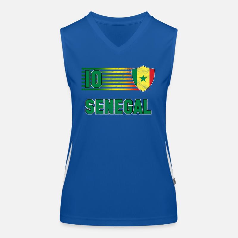 Senegal Women's Functional Contrast Tank Top