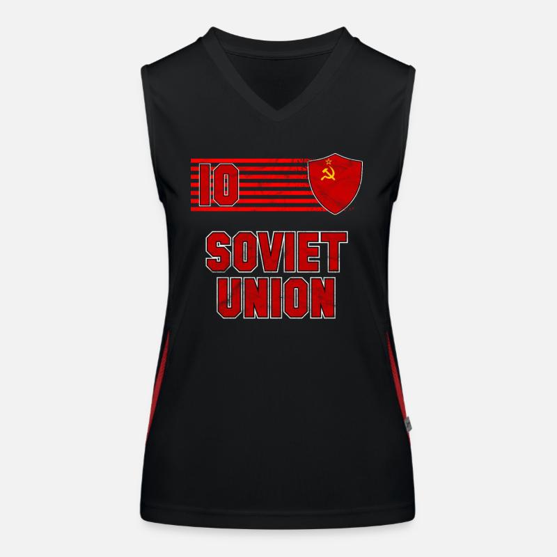 Union soviétique Débardeur respirant contrasté Femme