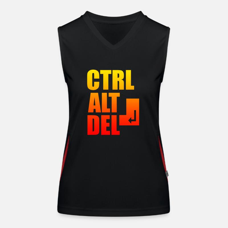 computer Women's Functional Contrast Tank Top