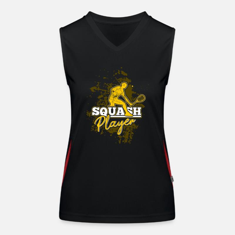 squash Débardeur respirant contrasté Femme