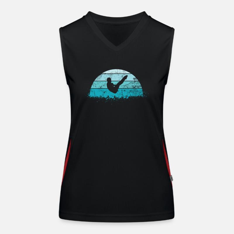 Diving diving board Women's Functional Contrast Tank Top