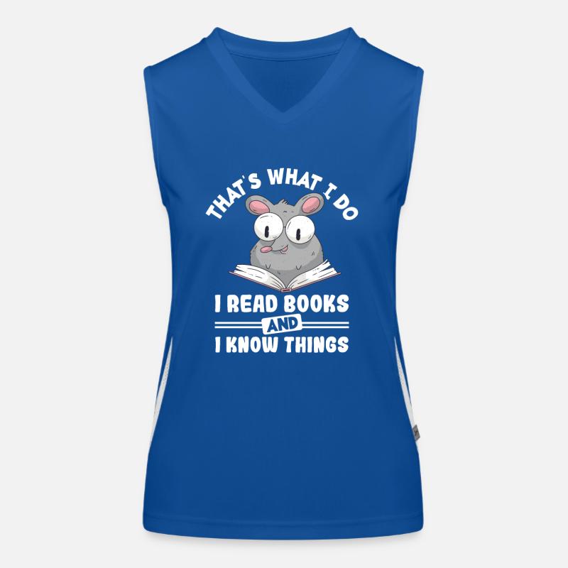 Lesen Leser Funktionelles Kontrast-Tank Top für Frauen