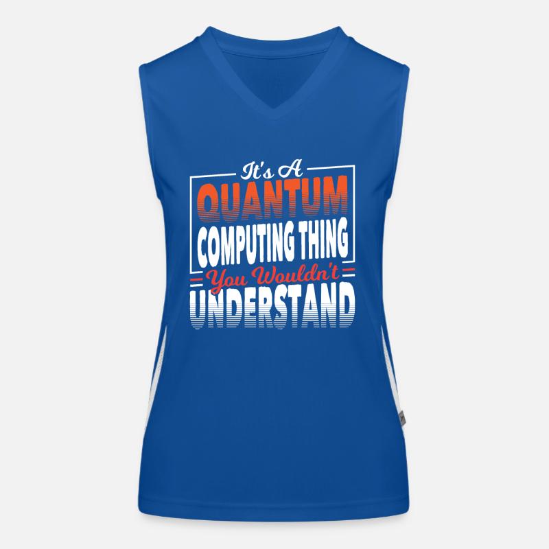 Quantum Mechanics Science Matter Women's Functional Contrast Tank Top