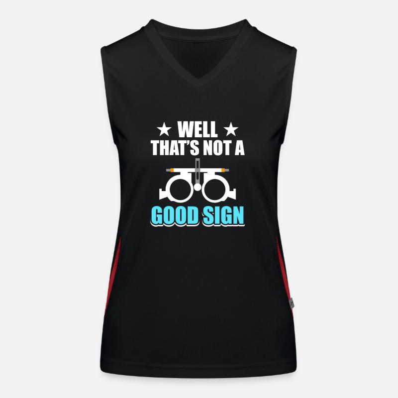 Opticien Débardeur respirant contrasté Femme