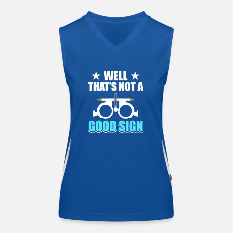 Optiker Funktionelles Kontrast-Tank Top für Frauen