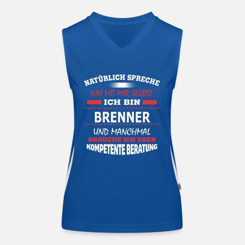 BRENNER Funktionelles Kontrast-Tank Top für Frauen