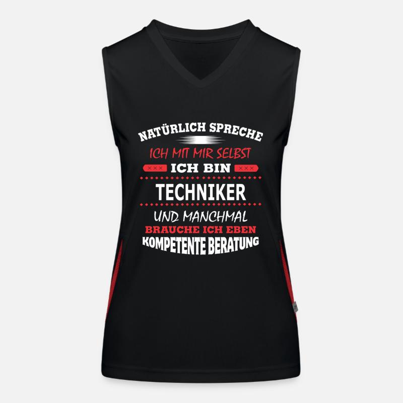 TECHNIKER Funktionelles Kontrast-Tank Top für Frauen