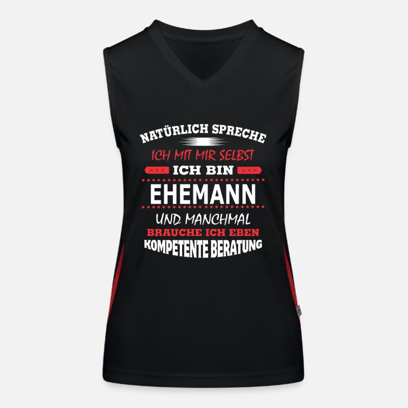 EHEMANN Funktionelles Kontrast-Tank Top für Frauen