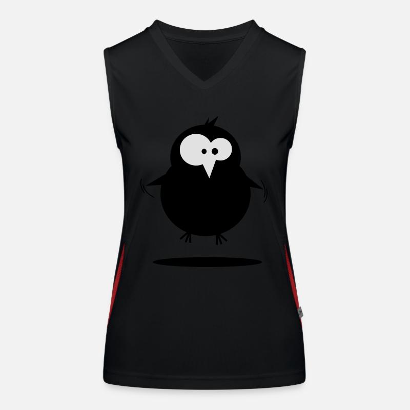 Vogel Funktionelles Kontrast-Tank Top für Frauen