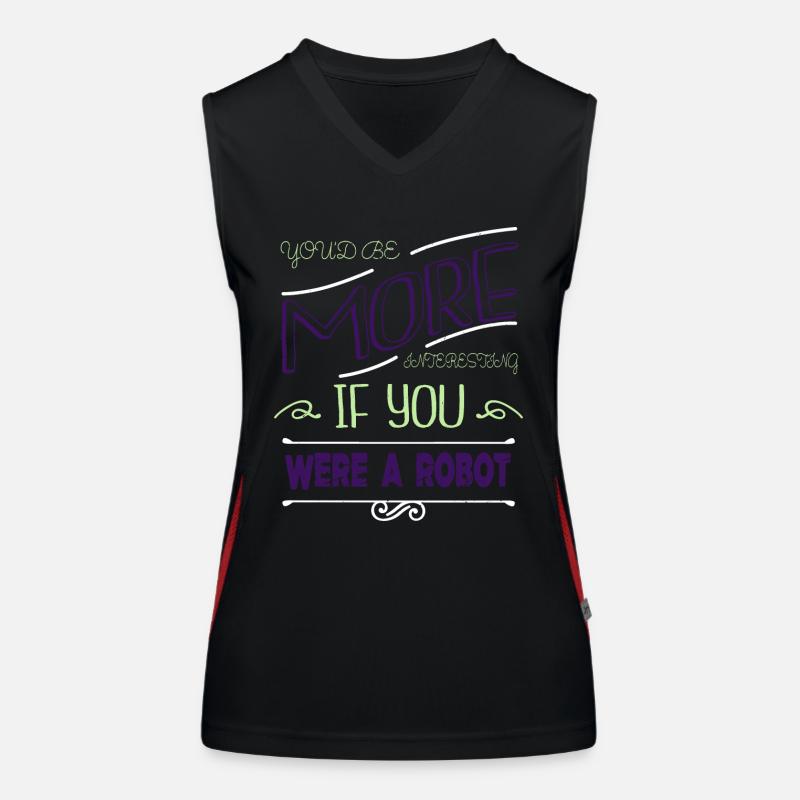 aerospace engineering computer Women's Functional Contrast Tank Top