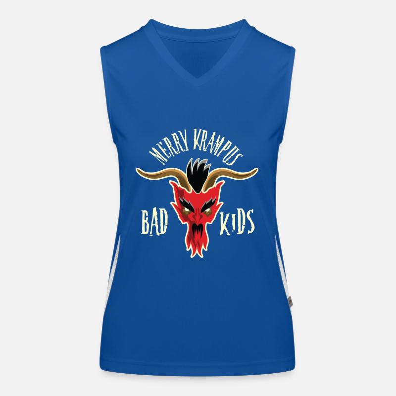 Krampus Funktionelles Kontrast-Tank Top für Frauen