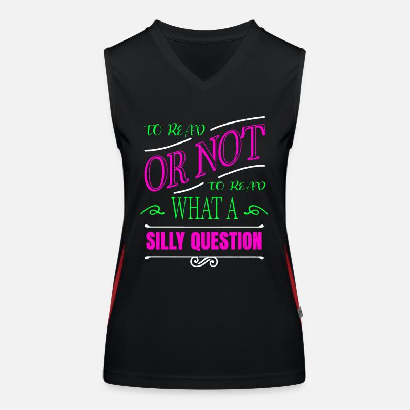 Joke Book Reader Art Better Happy Green Women's Functional Contrast Tank Top