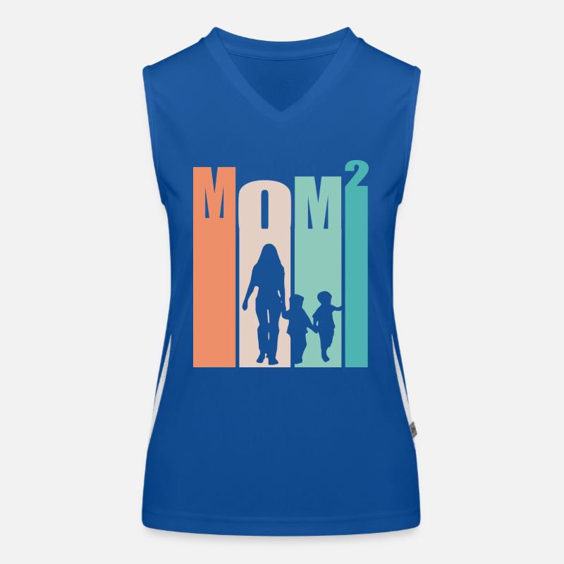 Mutter Mom Geschenkidee Retro Funktionelles Kontrast-Tank Top für Frauen