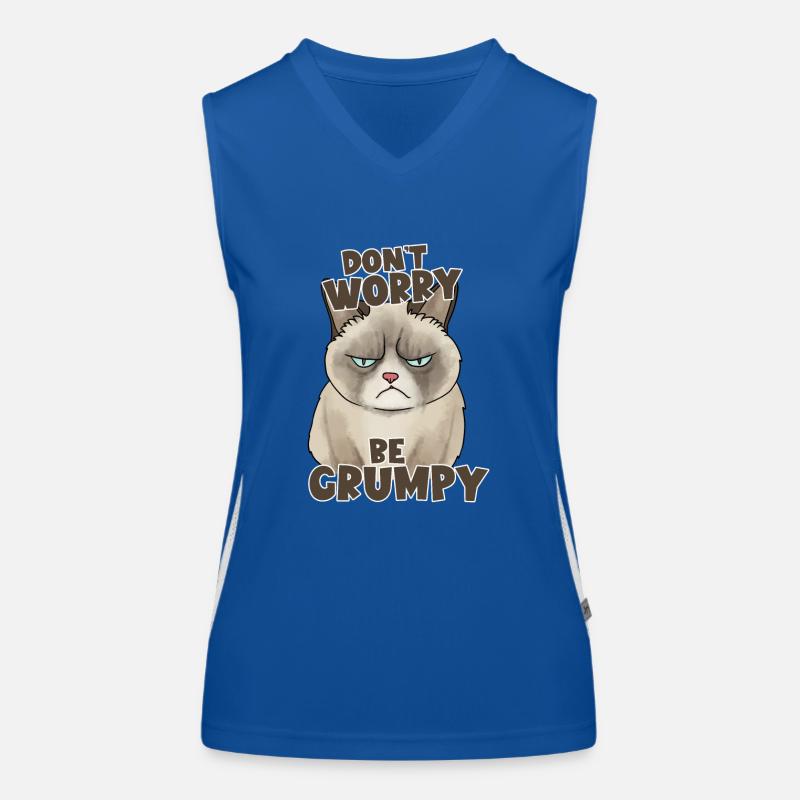 Don't worry, Women's Functional Contrast Tank Top