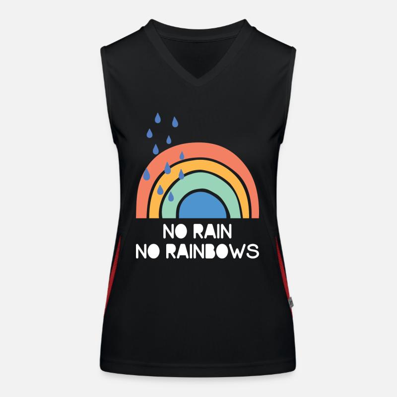 No Rain No Rainbows Women's Functional Contrast Tank Top