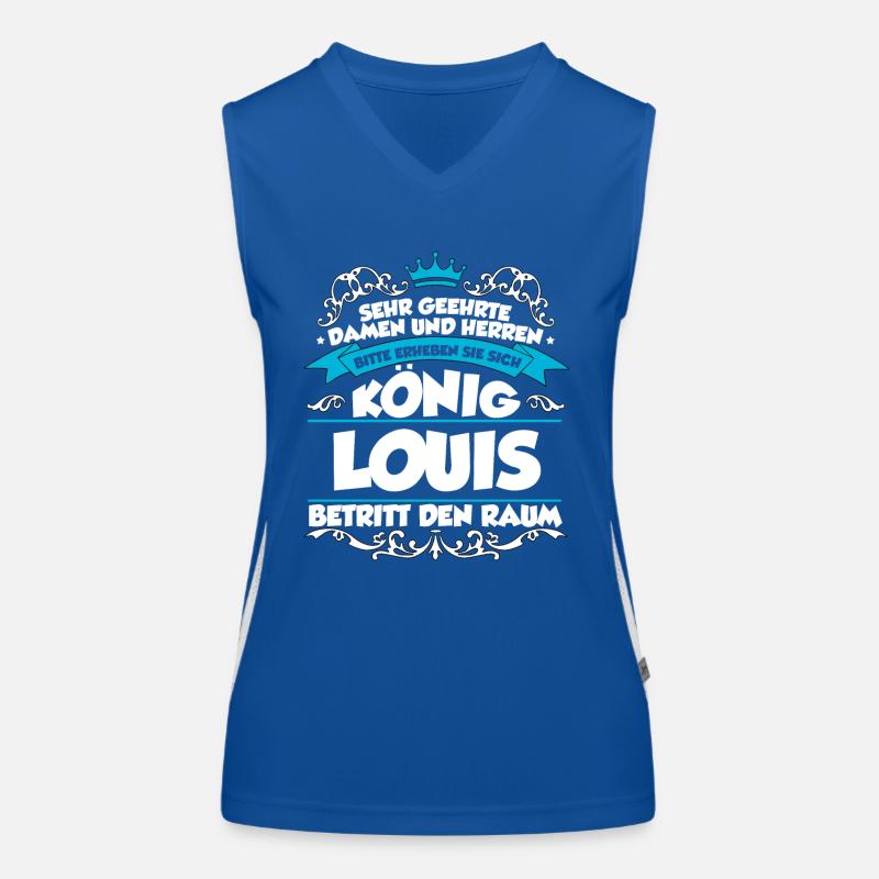 Louis Name Design Funktionelles Kontrast-Tank Top für Frauen