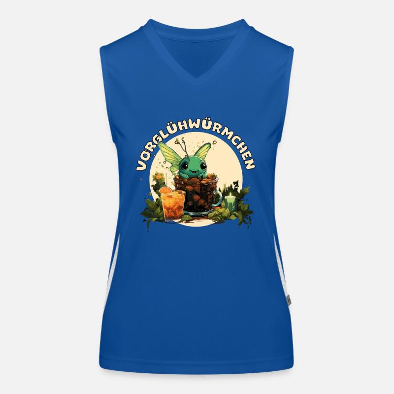 Devant les lucioles jeu de mots drôle Débardeur respirant contrasté Femme