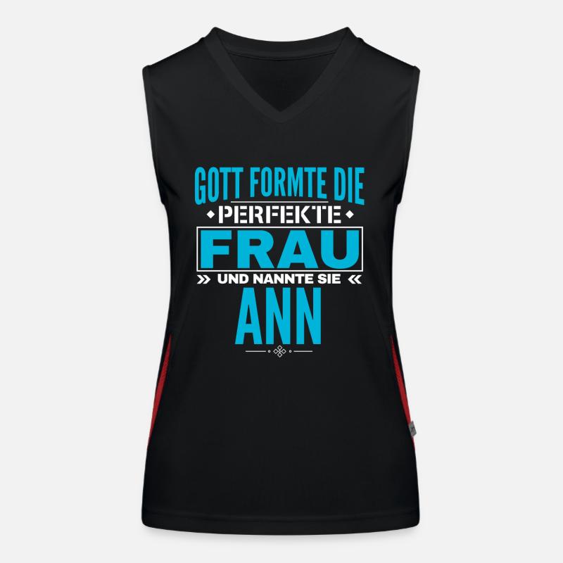 Anna Name Design Women's Functional Contrast Tank Top