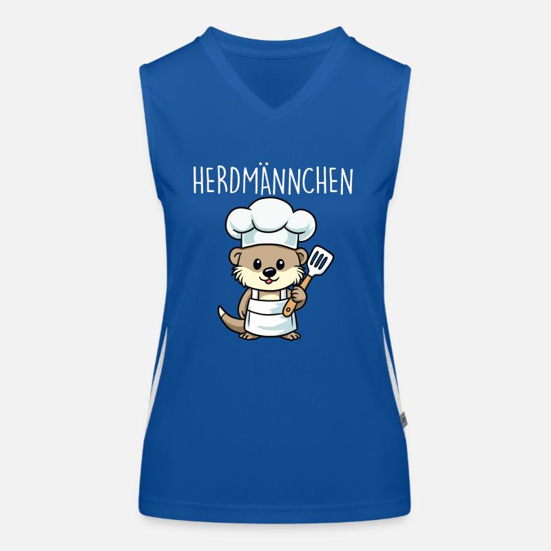 Herdmännchen Kochen Women's Functional Contrast Tank Top