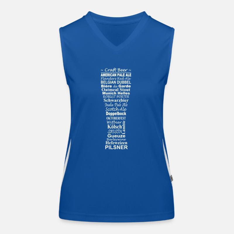 Beer, craft beer Women's Functional Contrast Tank Top