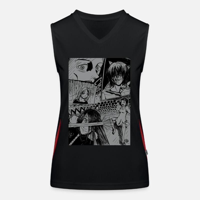 Manga Women's Functional Contrast Tank Top
