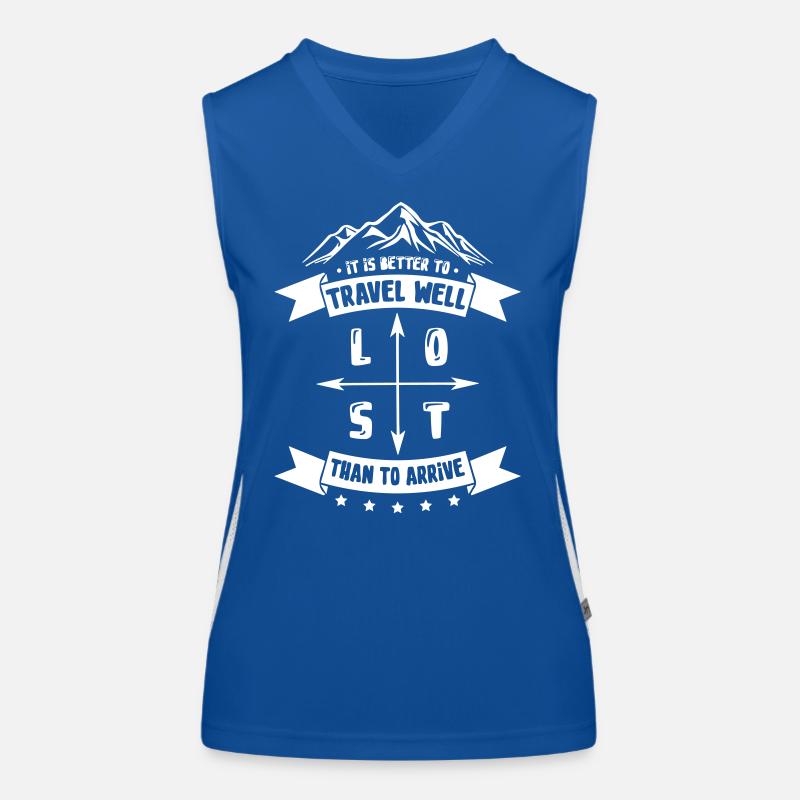 Voyage perdu Débardeur respirant contrasté Femme