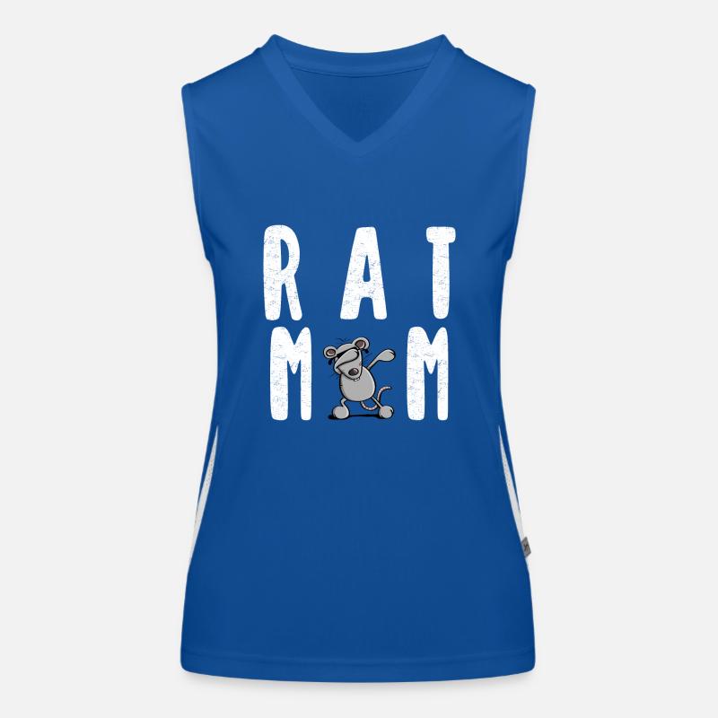 Little Rat Dances - Dab Dance - Dabbing - Rats Women's Functional Contrast Tank Top