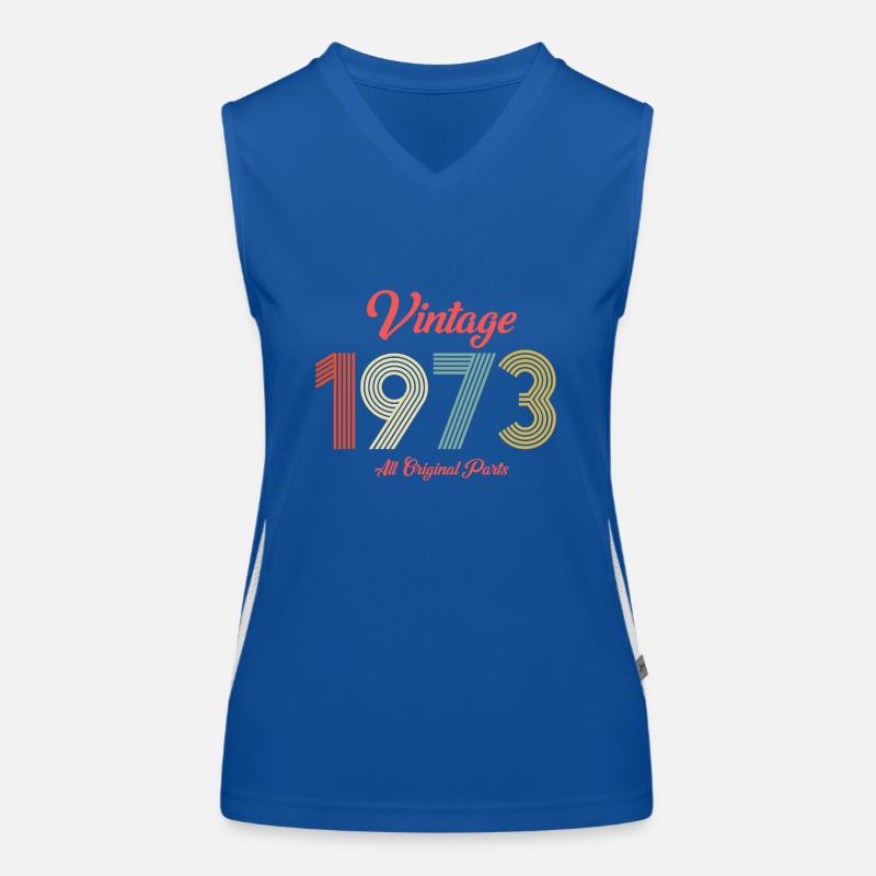 1973 Débardeur respirant contrasté Femme