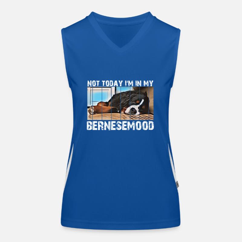 Bernese mountain dog Women's Functional Contrast Tank Top