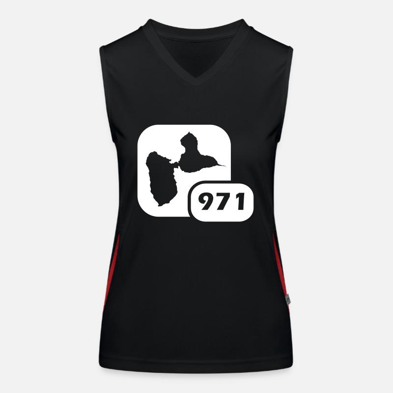 gwada Débardeur respirant contrasté Femme