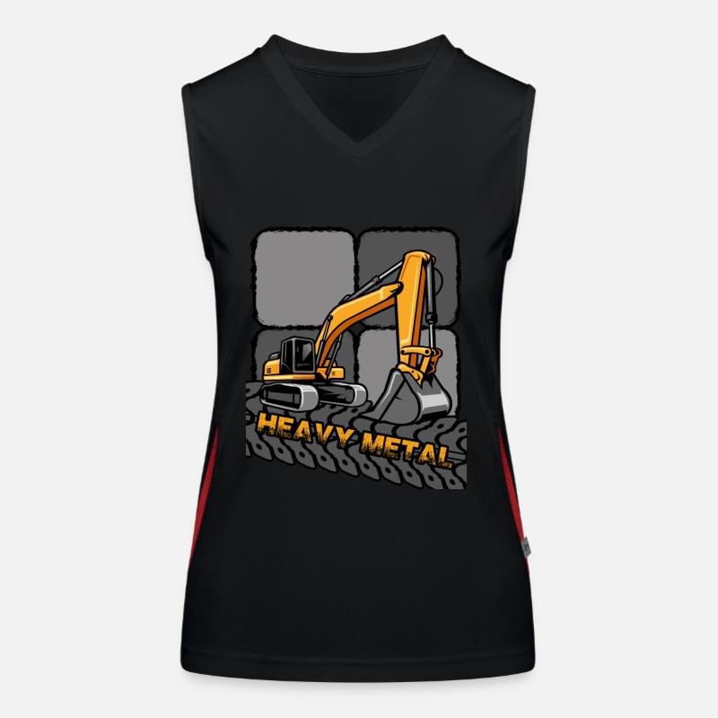 Bagger Baggerführer "Digger" Baggerschaufel Funktionelles Kontrast-Tank Top für Frauen