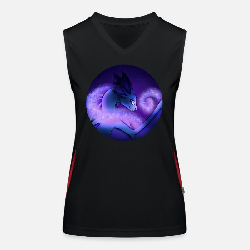 Sternenstaub-Drache Funktionelles Kontrast-Tank Top für Frauen