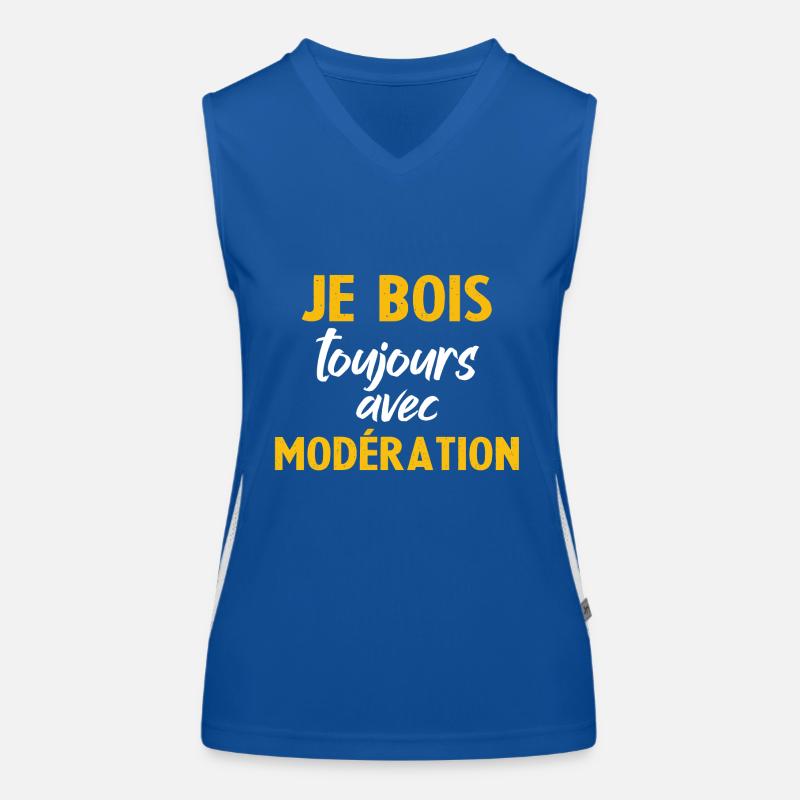 I Always Drink In Moderation Women's Functional Contrast Tank Top