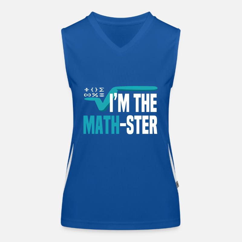 I'm the mathematician mathematician Women's Functional Contrast Tank Top