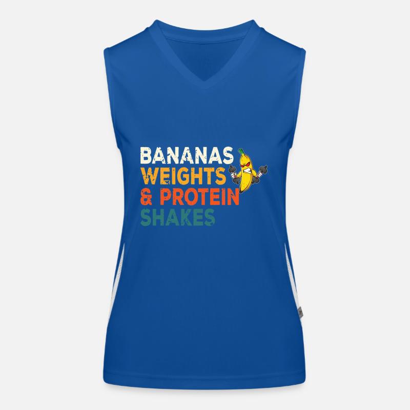 Fitness Banana Workout Routine Training Gym Funktionelles Kontrast-Tank Top für Frauen