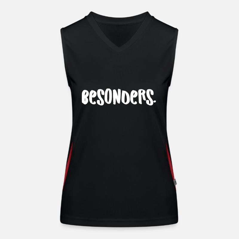 especially. Women's Functional Contrast Tank Top