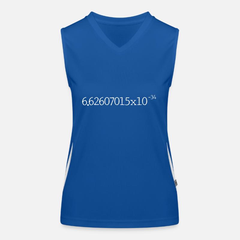 Planck constant Planck's quantum of action Women's Functional Contrast Tank Top