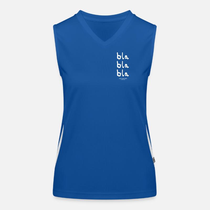 bla bla bla-dgn Funktionelles Kontrast-Tank Top für Frauen