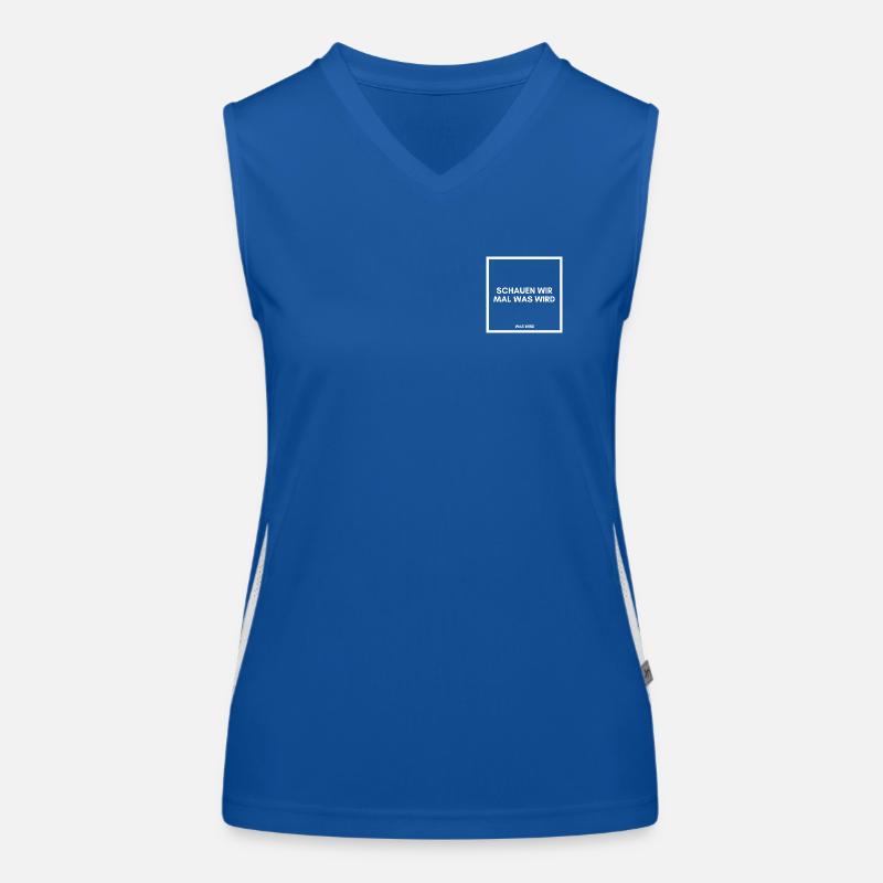 Schauen wir mal was wird - was wird Funktionelles Kontrast-Tank Top für Frauen