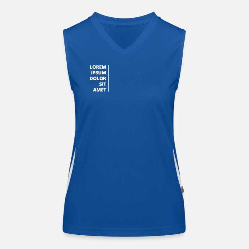 Lorem ipsum Filler Text Media Designer Graphic Designer Women's Functional Contrast Tank Top