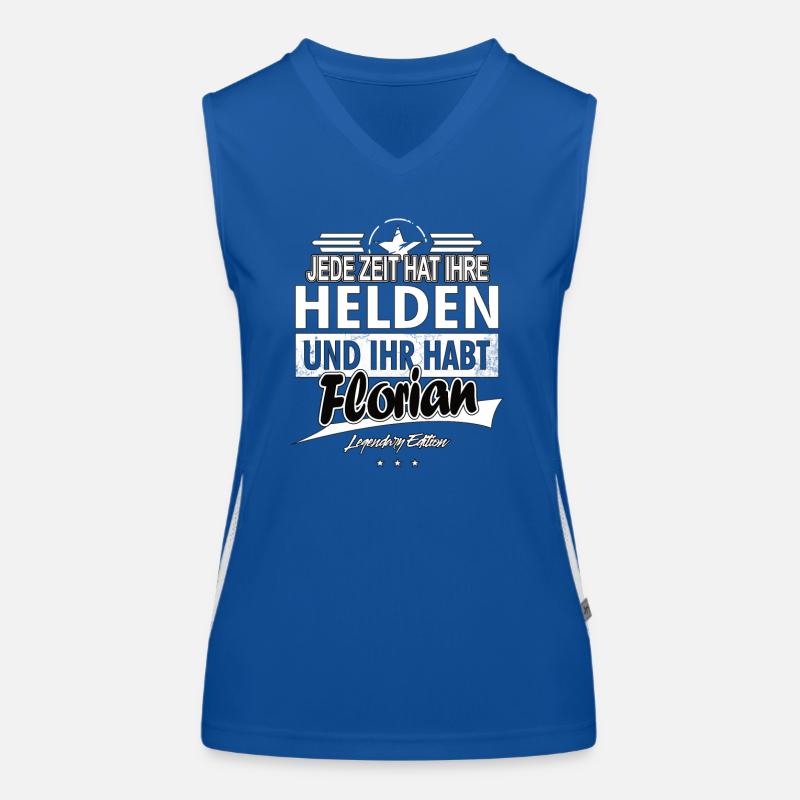 Every era has its heroes You have Florian Women's Functional Contrast Tank Top