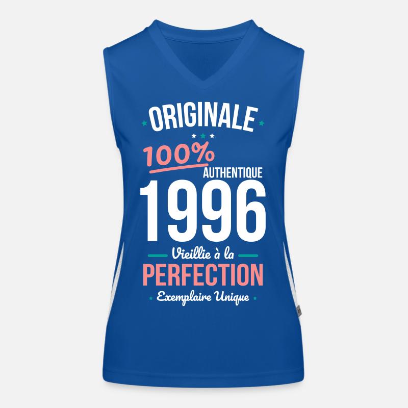 1996 – Originale – Exemplaire unique Débardeur respirant contrasté Femme