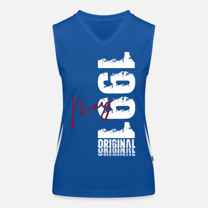 35. Geburtstag Geschenk Original Mai 1991 Funktionelles Kontrast-Tank Top für Frauen