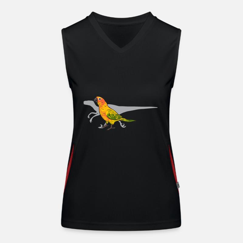 Perruche, Perroquet, Perruche, Oiseau Débardeur respirant contrasté Femme